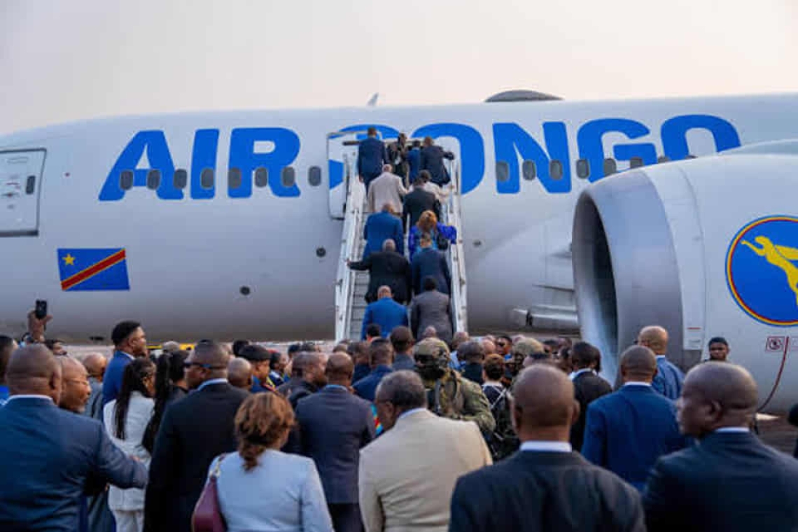 Désenclavement aérien : Félix Antoine Tshisekedi réceptionne un nouveau Boeing 787 de la compagnie nationale Air Congo